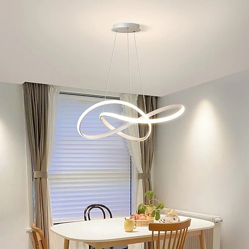 Moderner LED-Kronleuchter mit kreisförmigem Knoten, 50 Watt Image