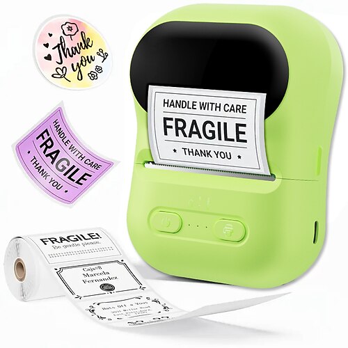 P5 Etikettendrucker mit Klebeband, kleiner Thermodrucker, tragbar, Bluetooth-fähig Image