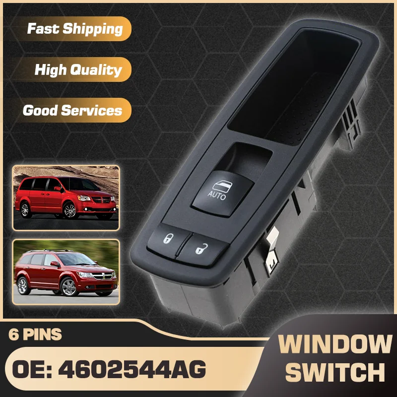 4602544ag Schalter für Fensterheber vorne rechts für Dodge Grand Caravan 2010-2016 Dodge Journey Fiat Freemont 2014-2018 Image