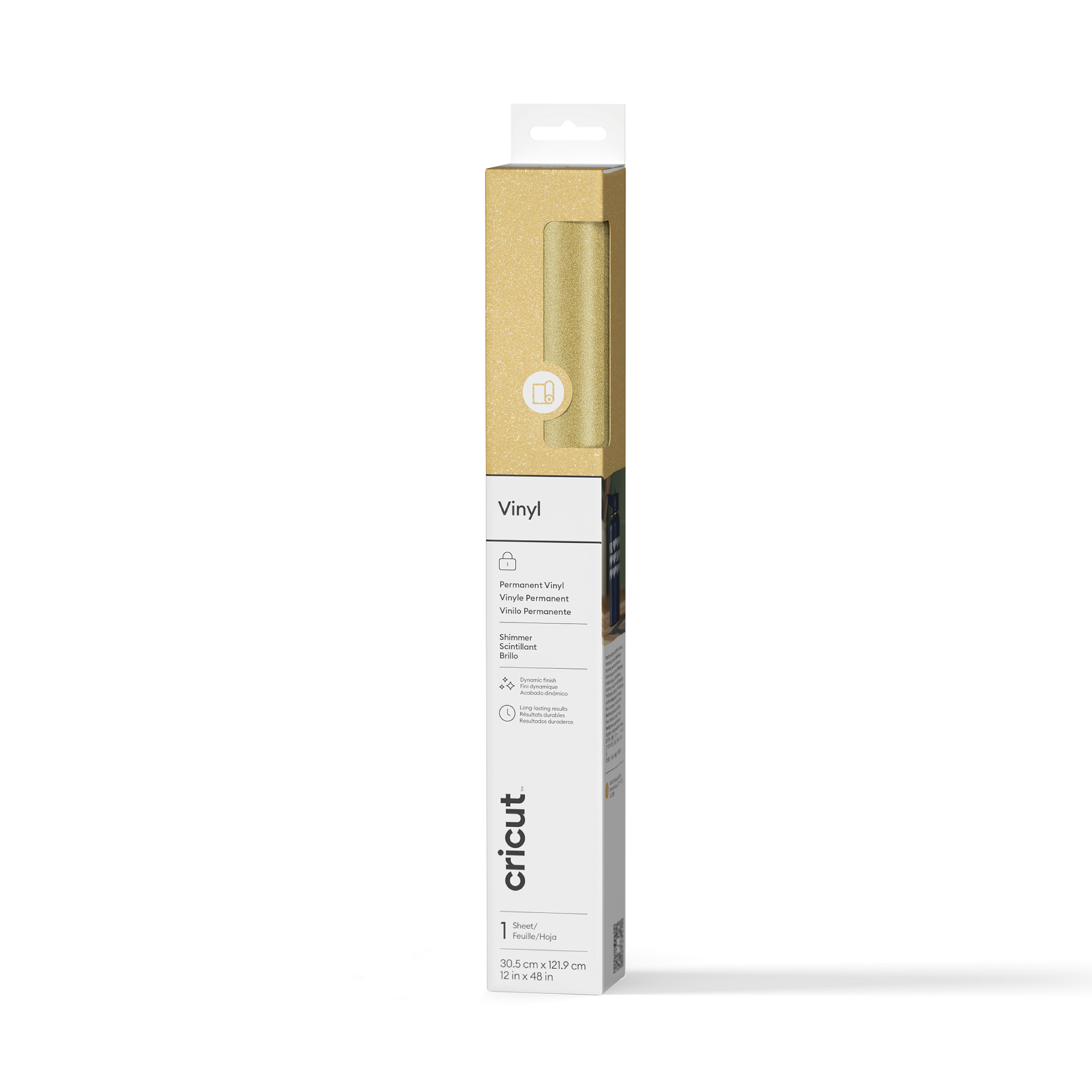 Cricut Premium Vinyl Shimmer Permanent | Gold