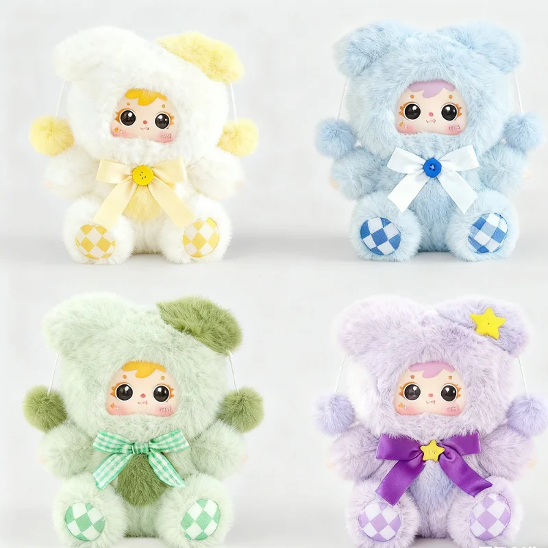 Samuel Good Times Series Plüsch-Blindbox, niedliche Cartoon-Desktop-Dekoration, Sammlerpuppe, Überraschung, Mystery Box, Weihnachtsgeschenk Image