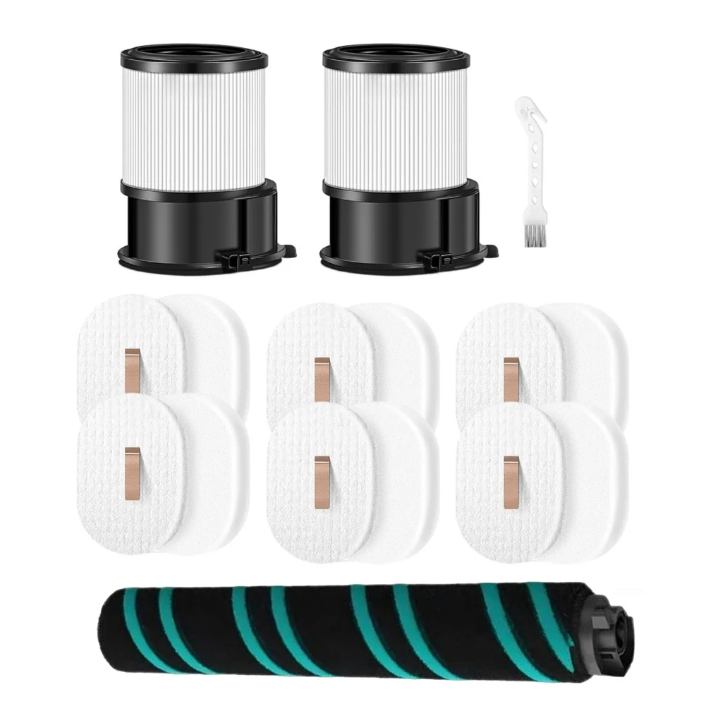 16-teiliges Ersatzfilter-Rollenbürsten-Set für Shark IP1251 und IP3251 Cordless PowerDetect Staubsauger Image