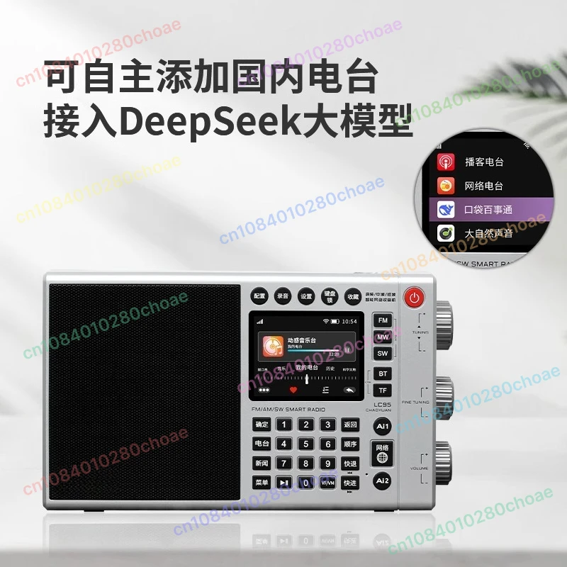 LC95 Vollband-Internetradio High-End 2025, neues professionelles tragbares SSB-Kurzwellen-FM Image