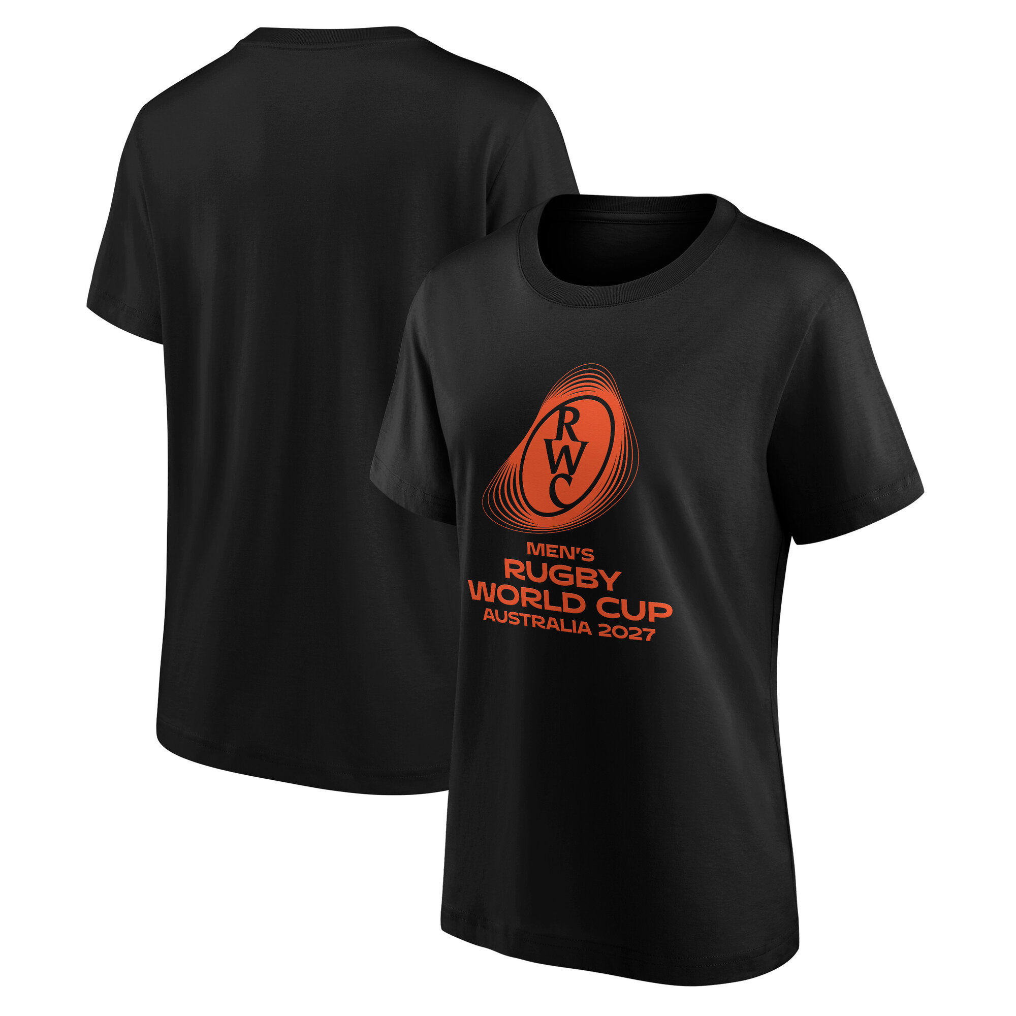 Rugby-Weltmeisterschaft 2027 Grafik-T-Shirt – Schwarz – Damen Image