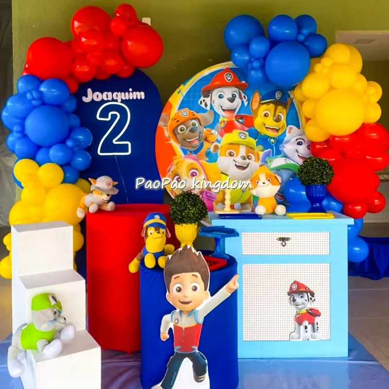PAW Patrol Arch Garland Balloon Kindergeburtstag Party Ballon Set Aluminiumfolienballons für Babyparty Versorgung Geschenke Image