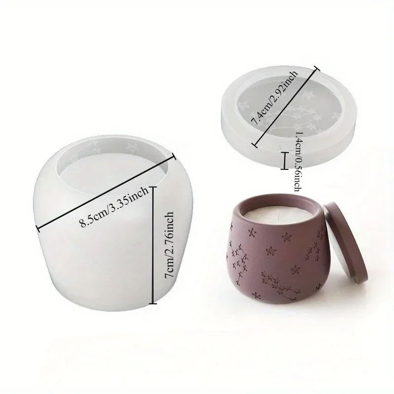 Diy Epoxidharz Konstellation Kerze Tasse Lagerung Jar Silikon Formen Sternen Konstellation Kerze Tasse Lagerung Kann Silikon Form Image