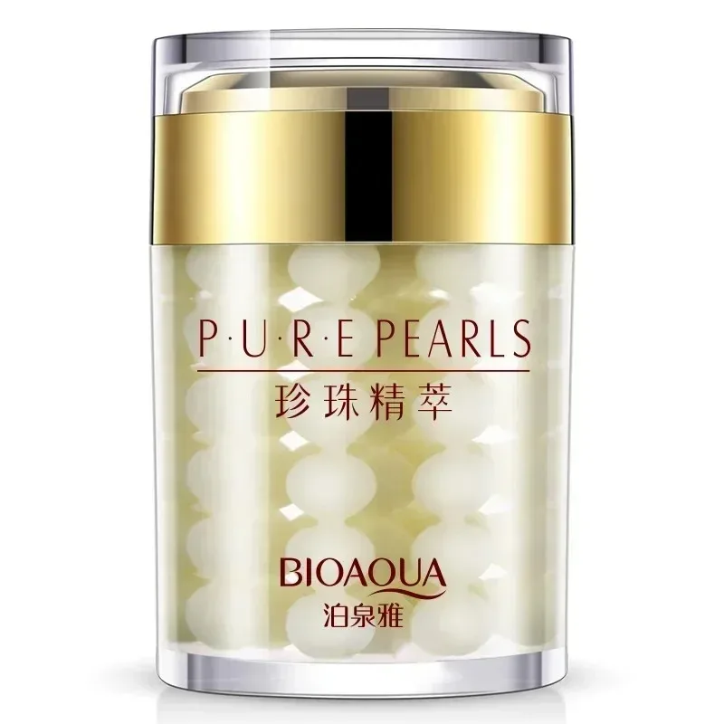 BIOAQUA Pure Pearl Face Cream Moisturizing Skin Firming Hydrating Facial Cream Beauty Health Skin Care