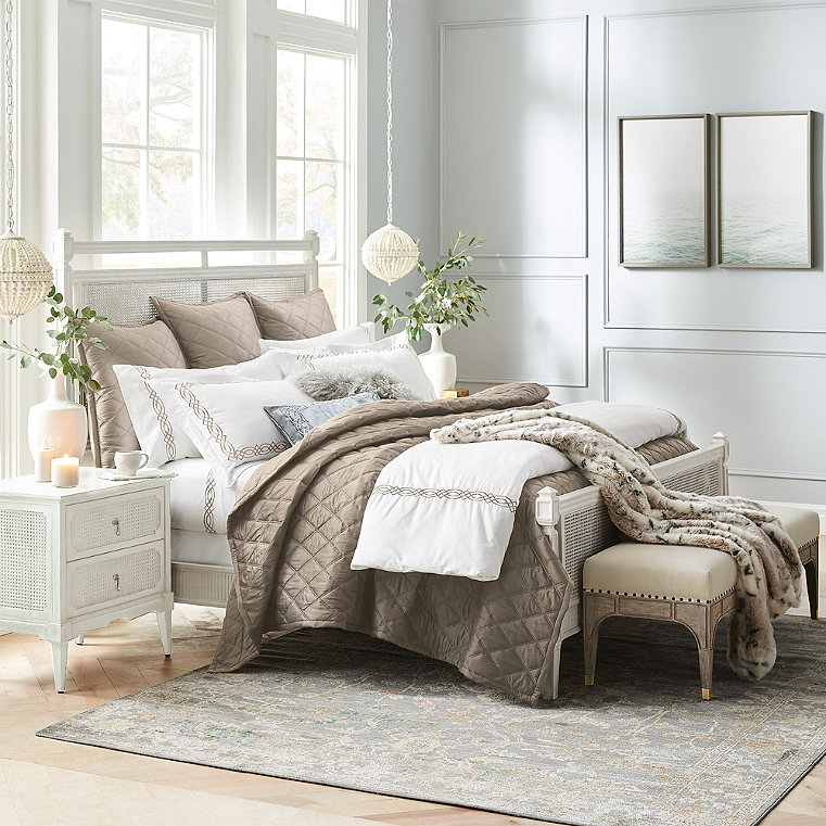 Marion Bedroom Set - King, Bed, Two Nightstands - Frontgate