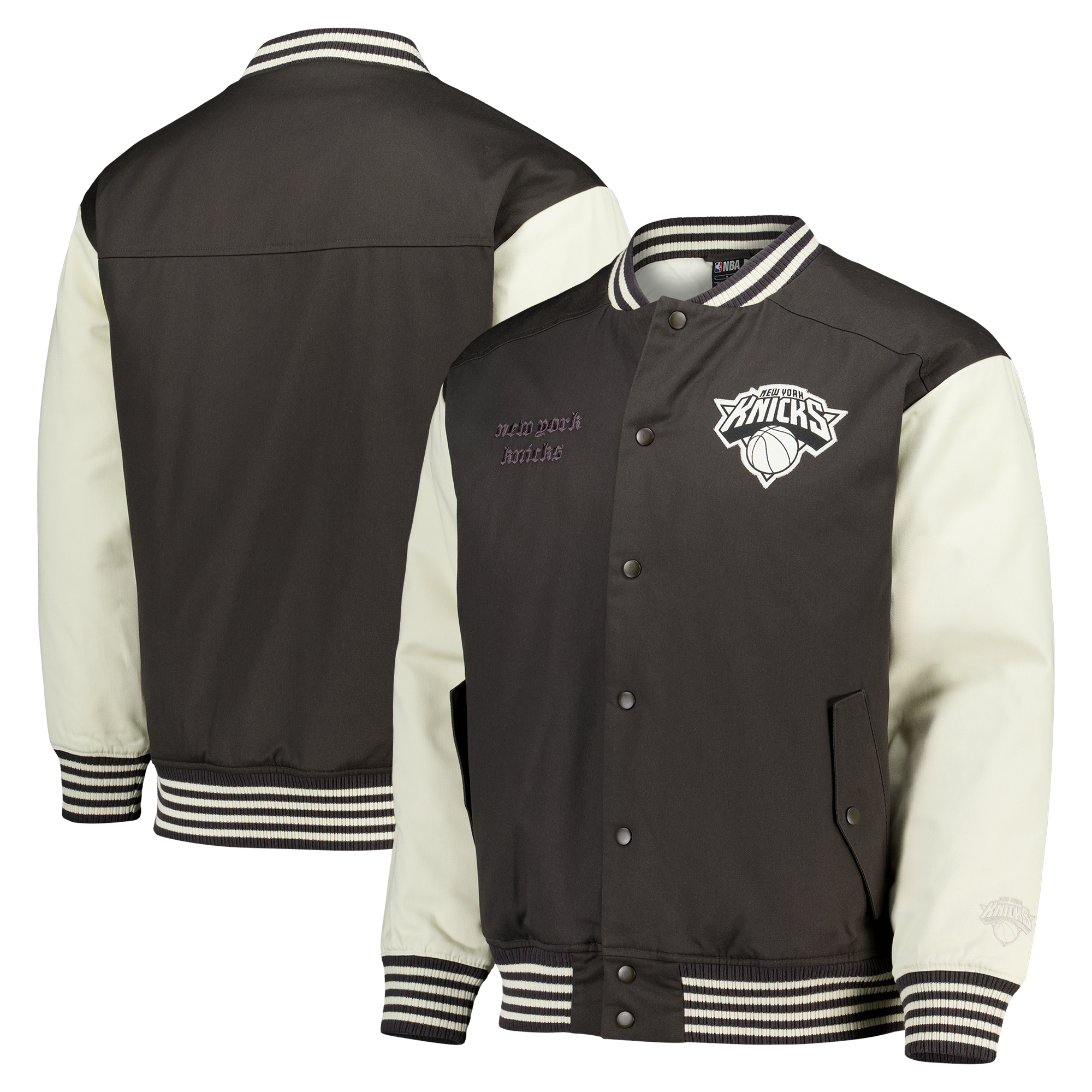 Veste universitaire New York Knicks Elements - Gris classique - Homme - Homme Taille: S