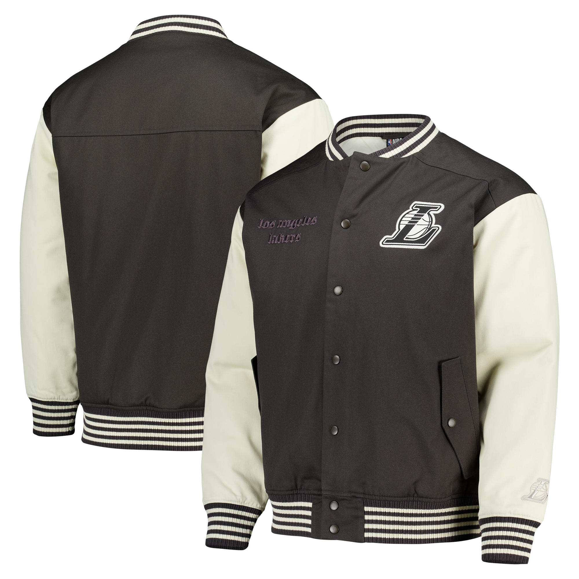 Veste universitaire Los Angeles Lakers Elements - Gris classique - Homme - Homme Taille: 3XL