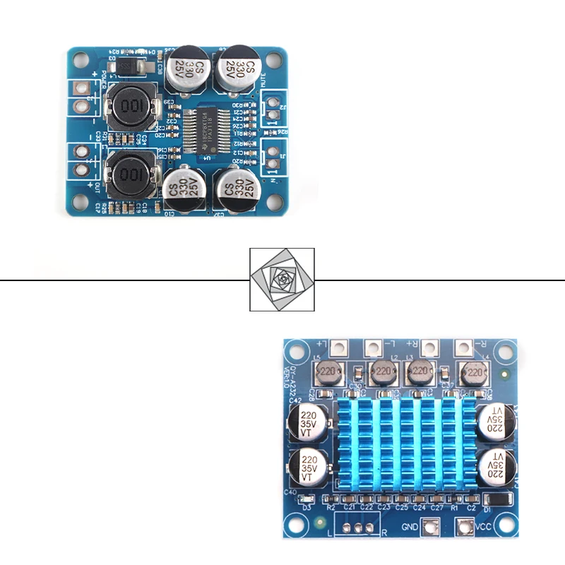 TPA3110 60 W Stereoverstärkerplatine, TPA3118 60 W Monoverstärker, XH-A232 Audio-Leistungsverstärker, niedrige Hitze, mit Schutz, Einzelverkauf Image