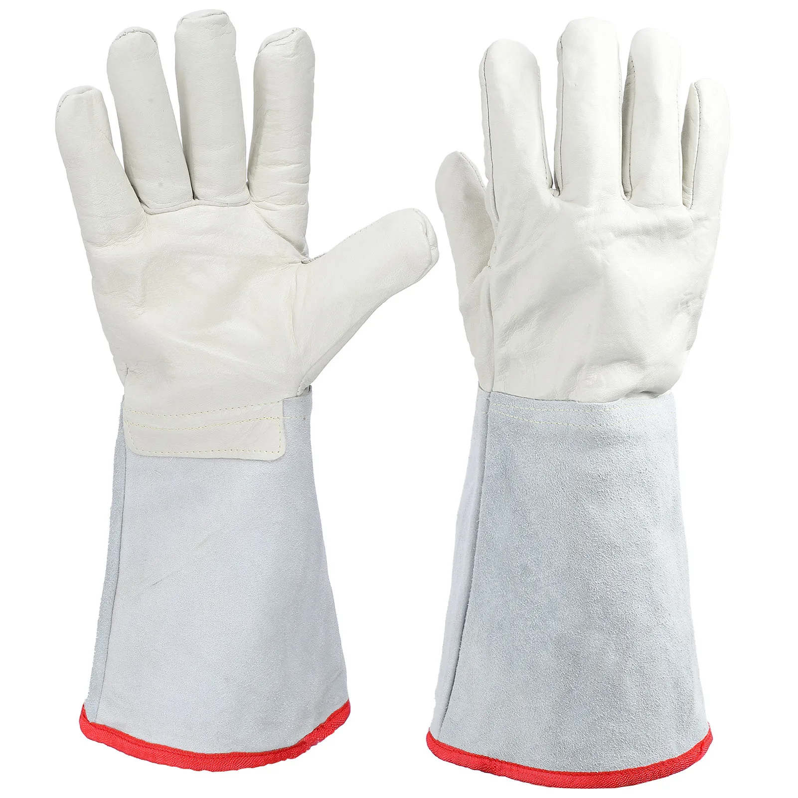 40 cm Kryogener LNG-Schutzhandschuh zur Behandlung von flüssigem Stickstoff, Kryo-Arbeitshandschuhe, Niedertemperaturhandschuh Image