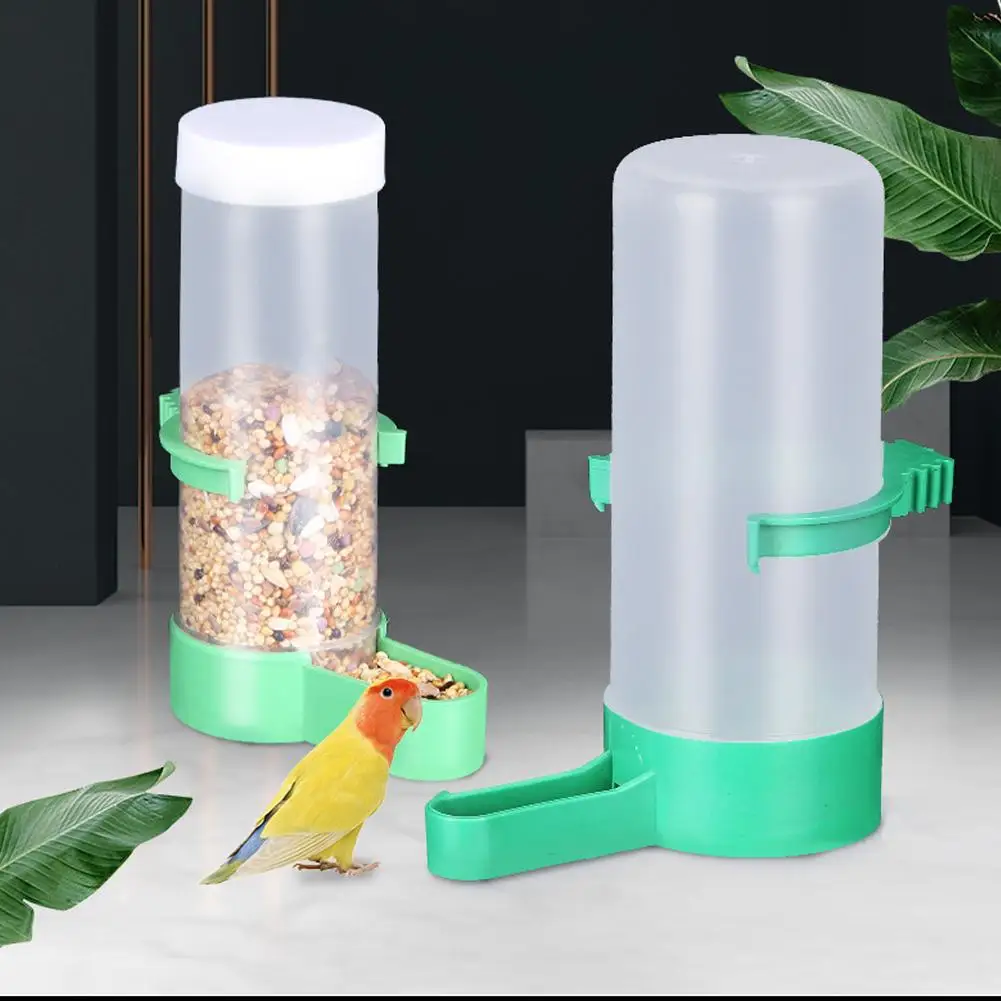 Wasserspender für Vogelkäfige, Vogeltassen, Flaschen, Spatzen, Papageien, Wellensittiche, Nymphensittiche und Turteltauben, Futterspender, Trinkbecher, Schüssel Image