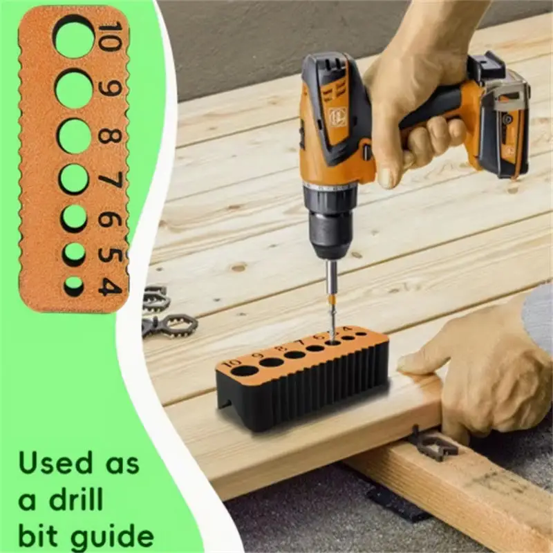 1 PC 90-Grad-Bohrführung für gerade Löcher, multifunktionales Präzisionszubehör, DIY-Bohrlehre, Blockverbindungswerkzeug Image