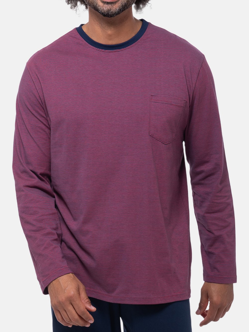 Ammann Schlafanzug Oberteil Herren rot, XXL Image