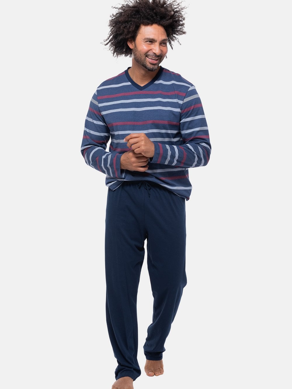 Ammann Schlafanzug Herren marine, M Image