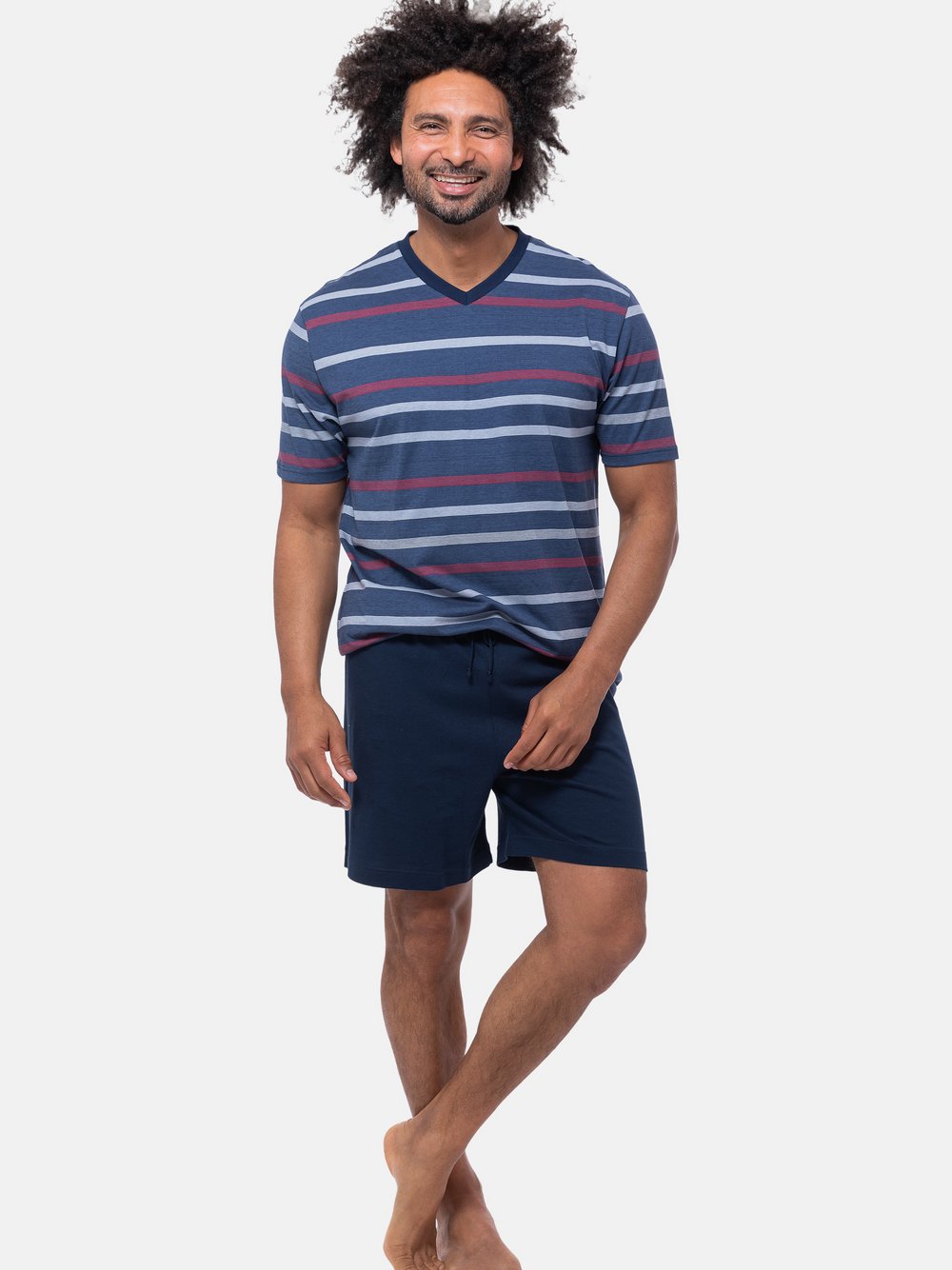 Ammann Schlafanzug Herren marine, M Image