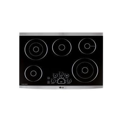 LG Studio Series LSCE305ST 30" Smoothtop Electric Cooktop with 5 Radiant Elements, Cooktop