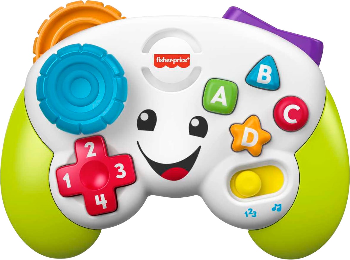 Lernspielzeug FISHER-PRICE "Lernspaß Spiel-Controller", bunt, Lernspielzeug, KinderB:10cm H:5cm L:15cm, Kunststoff, mit Licht und Sound, B:10cm H:5cm L:15cm