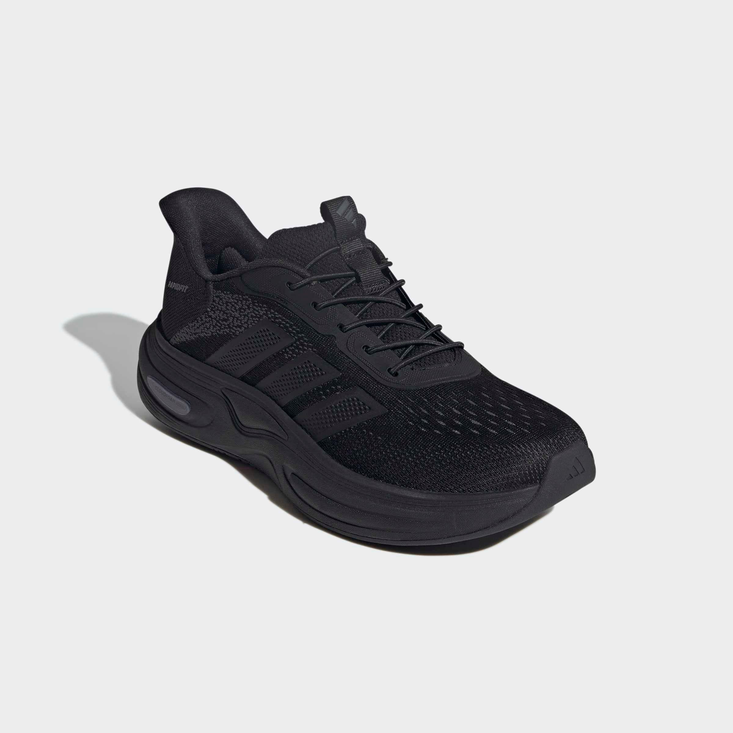 Walkingschuh ADIDAS SPORTSWEAR "CLOUDFOAM CUXXION RAPIDFIT", Damen, Gr. 47, core schwarz, carbon, grau six, Synthetik, Textil, Schuhe Walkingschuh