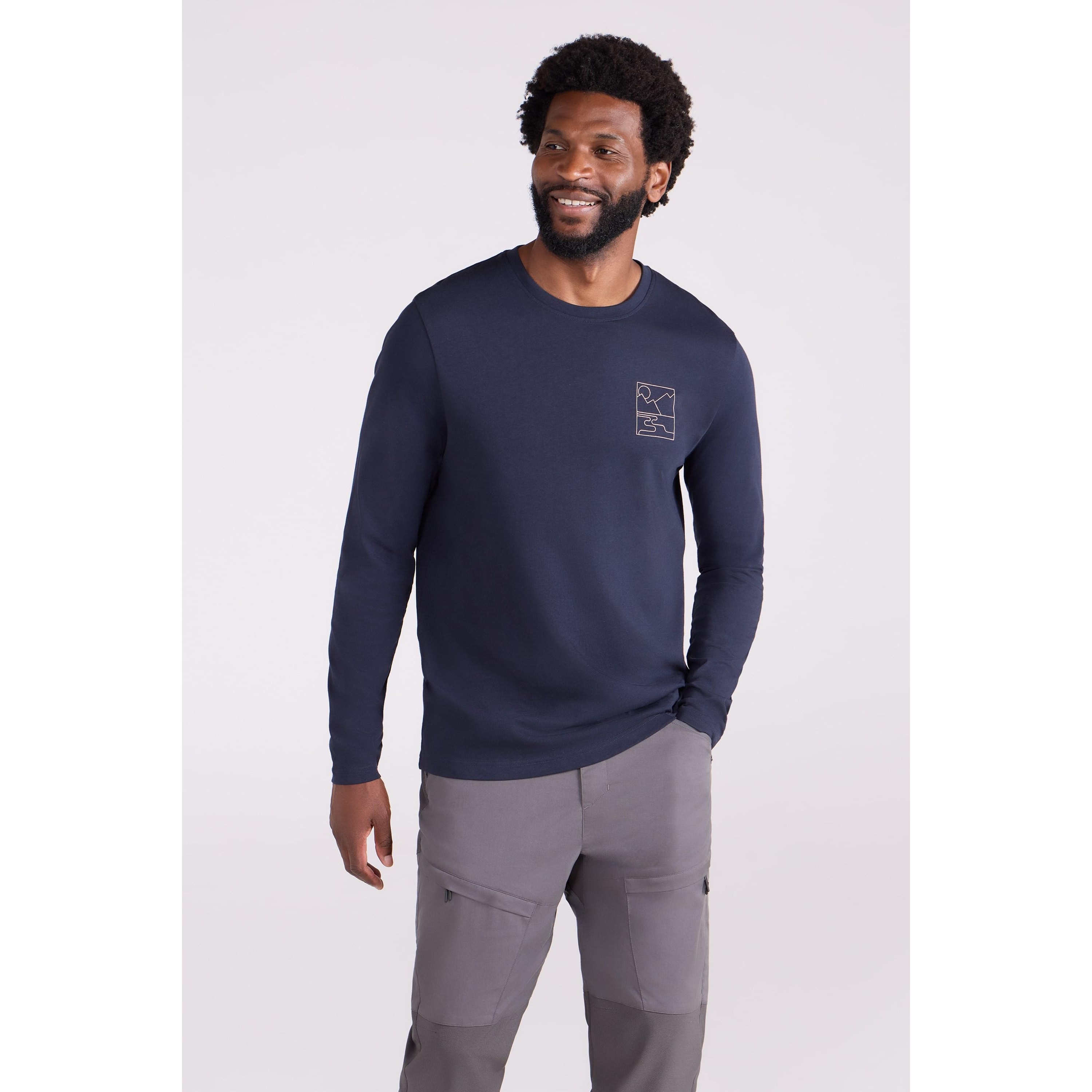 Mountain Warehouse - "Mountain View" T-Shirt für Herren (Dunkelblau) Image