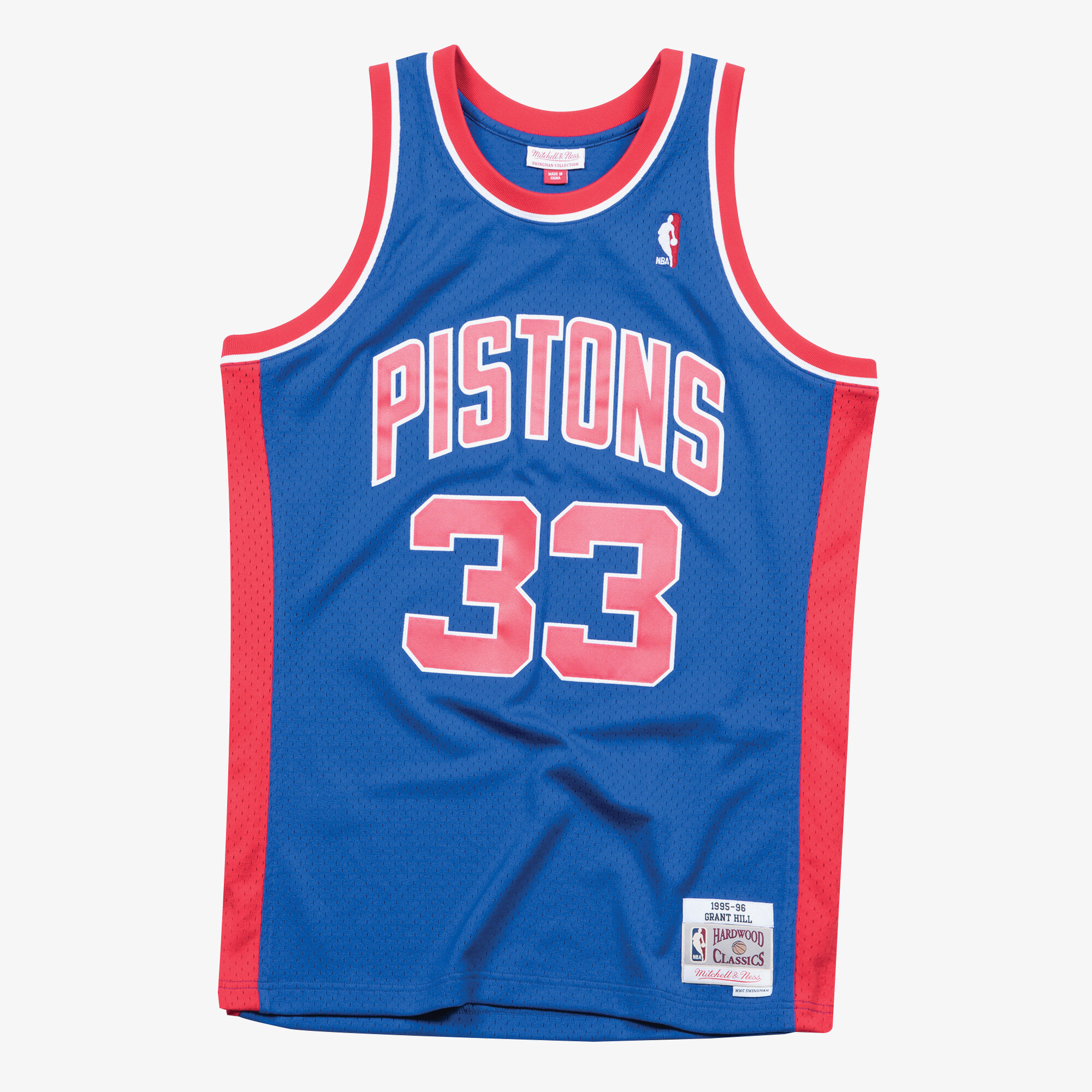 Detroit Pistons Mitchell & Ness Swingman-Trikot Road Grant Hill 1995-96 Image