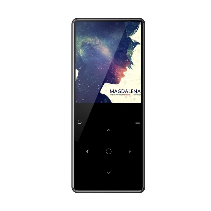 16 GB High-End-Aluminiumgehäuse, Bluetooth 5.0, koscherer MP3-Player mit Lautsprecher, kein Video, kein FM, kein Bild, MP3-Player mit SD-Kartensteckplatz Image