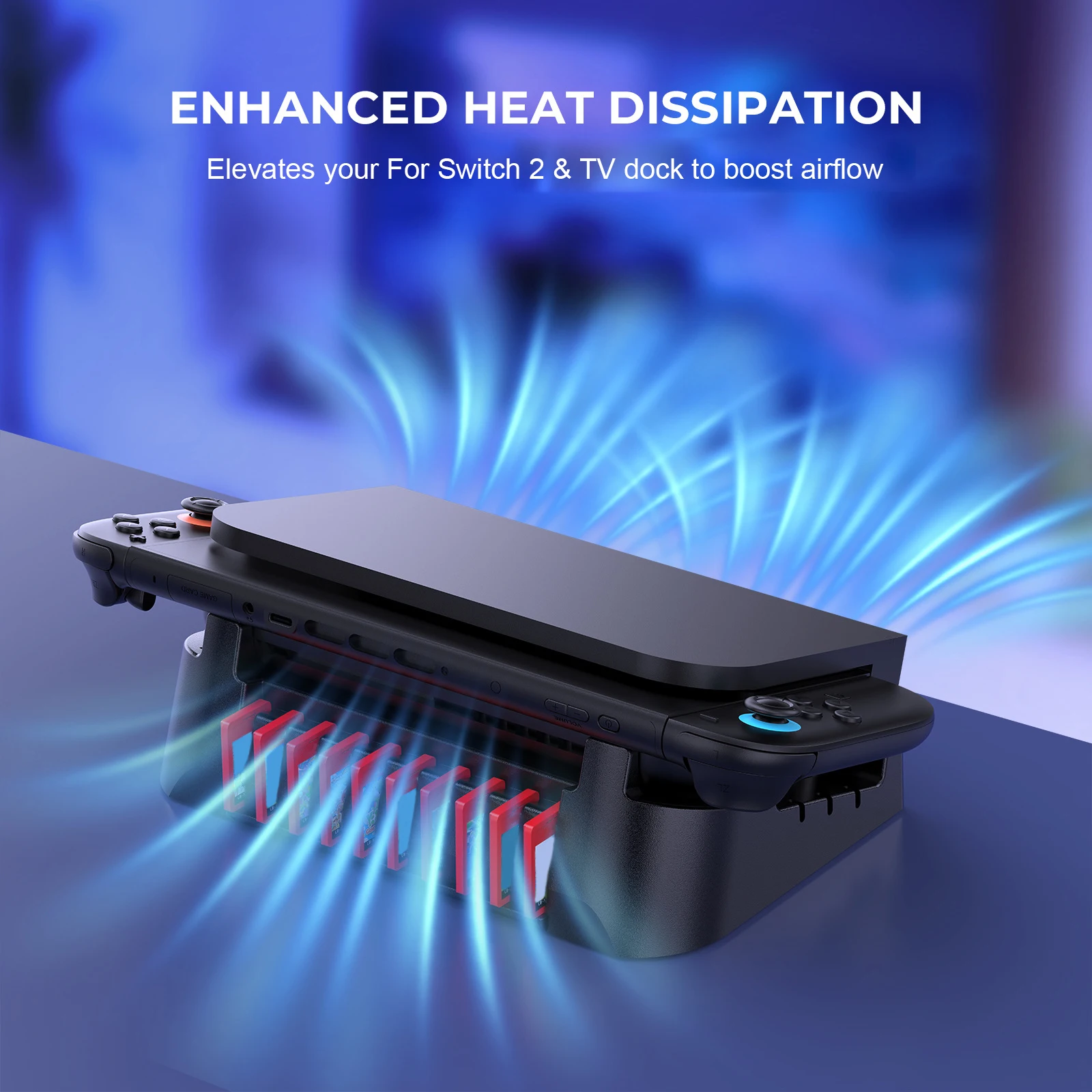 Spielkonsole Horizontaler Basisständer für Nintendo Switch2 Spielkonsolenhalter Horizontaler Ständer Zubehör für Switch/OLED Image