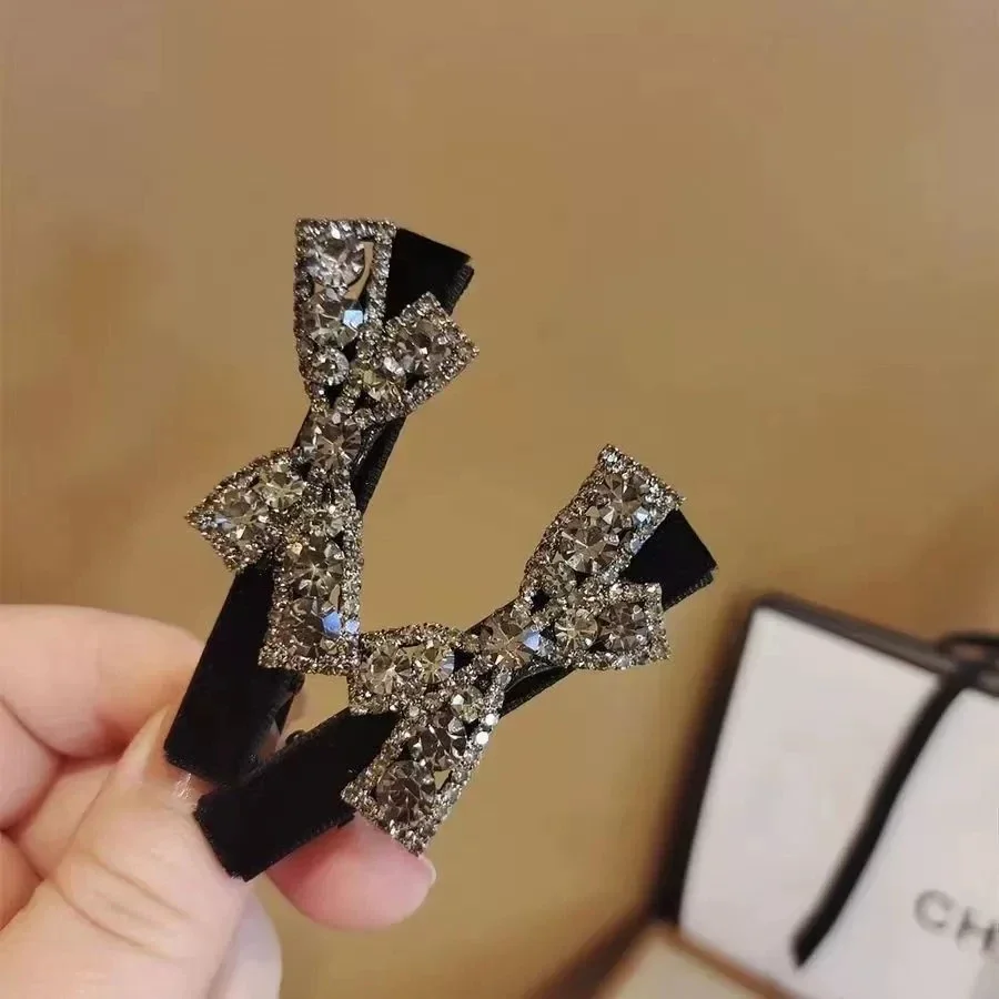 Neue Haarspangen mit Strass-Schleife, 6 cm, Haarnadel-Locken-Clips, keine Biegung von Haaren, Clips für Haare, Styling, Make-up, Mädchen-Haar-Styling, DIY Image