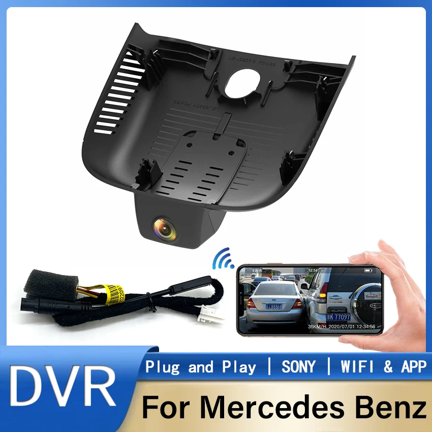 4K Wifi Dash Cam Auto DVR Hinten Kamera Dashcam für Mercedes Benz A Klasse w177 B Klasse w118 w247 für Mercedes Benz AMG CLA35 A35 Image