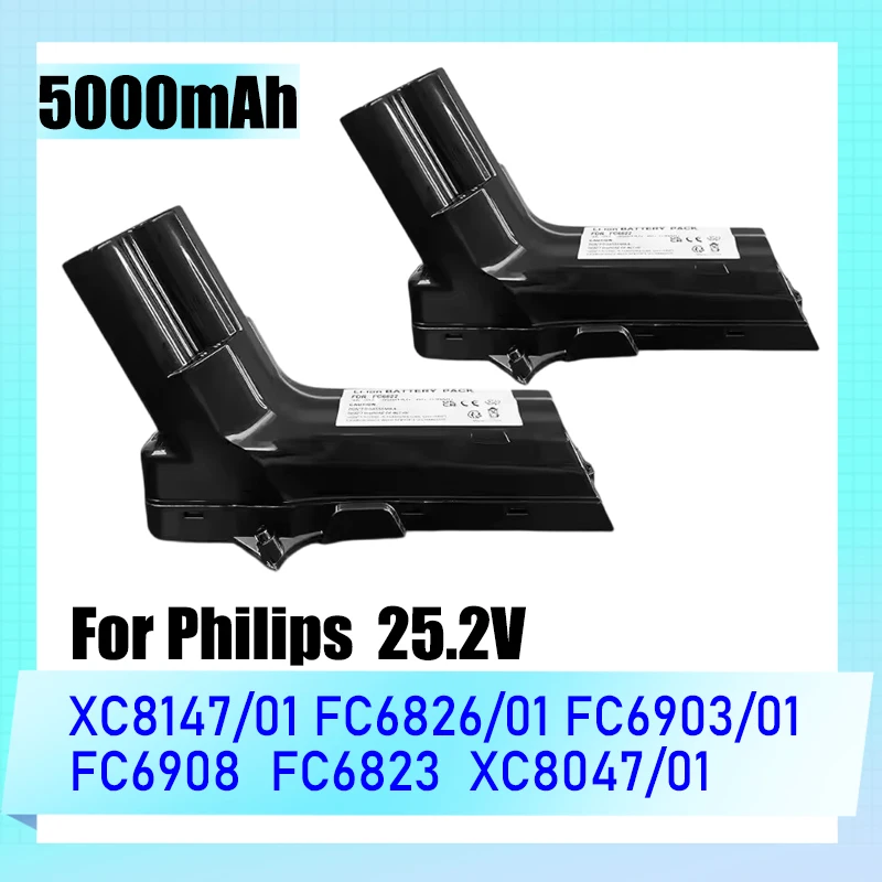 25,2 V Ersatzakku für Philips SpeedPro Max Aqua Stick Akku-Staubsauger XC8055/01 XC8045/01 XC8043/01 XC8347/01 XC8349/01 Image