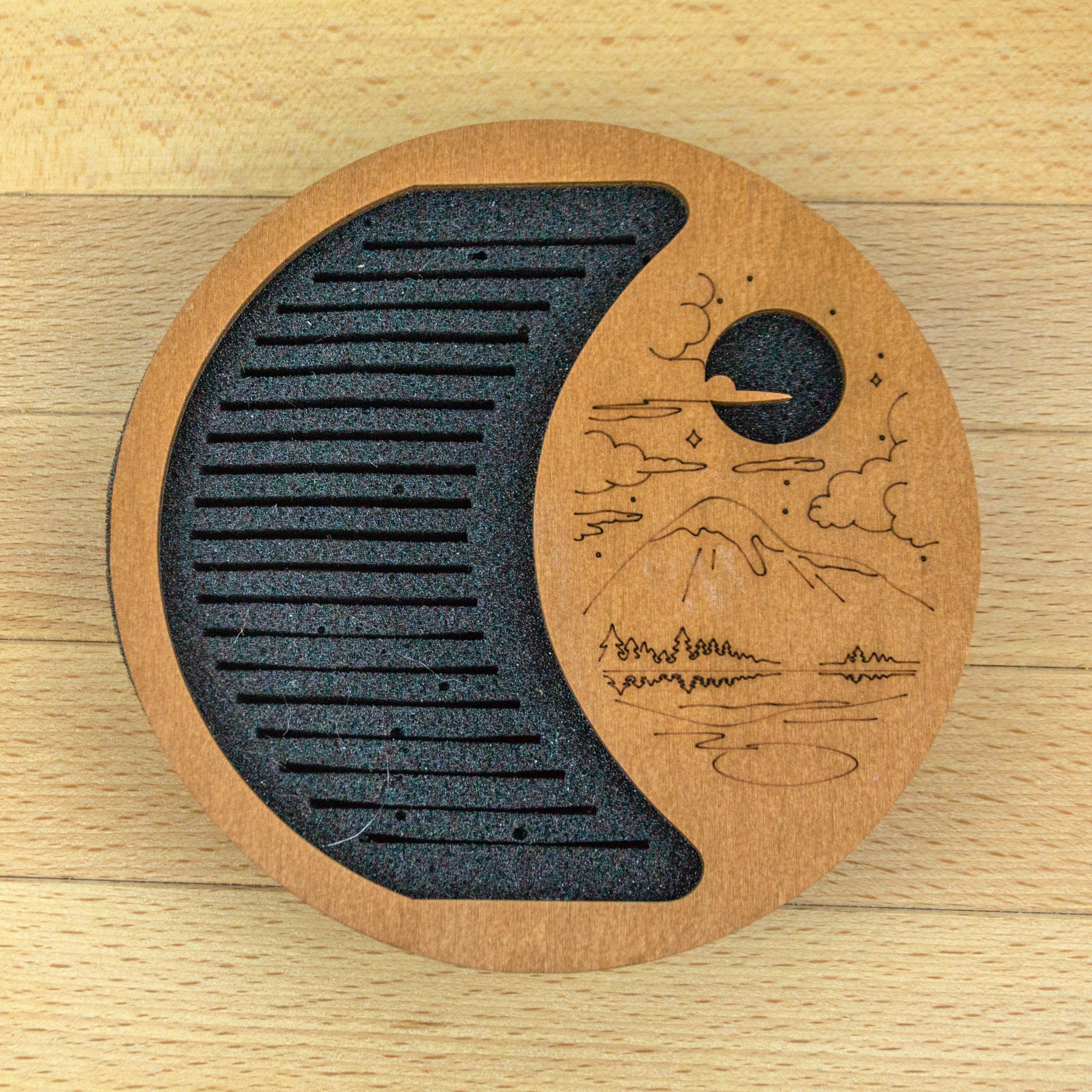 Organizzatore di filo in legno per ricamo, disco porta rocchetti, supporto per filo da ricamo, strumento per riporre i rocchetti, regalo per lei per g