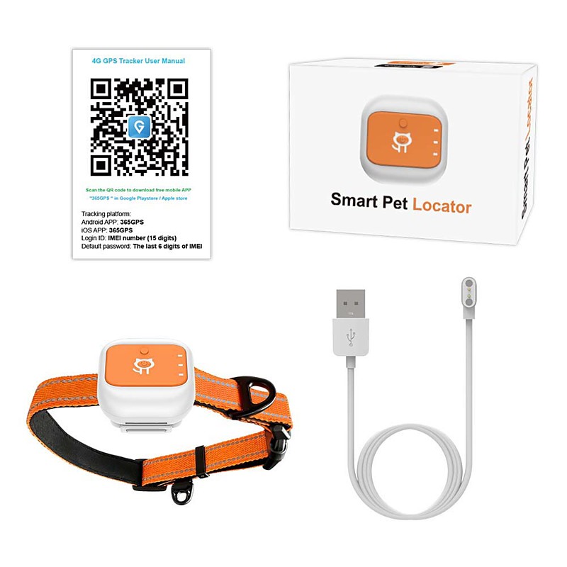 Pet Gps Tracking Collar Unlimited Range Anti-loss Protection Smart Location Tracking Sos Emergency Alerts Ultra-low Power Consumption For Extended Standby