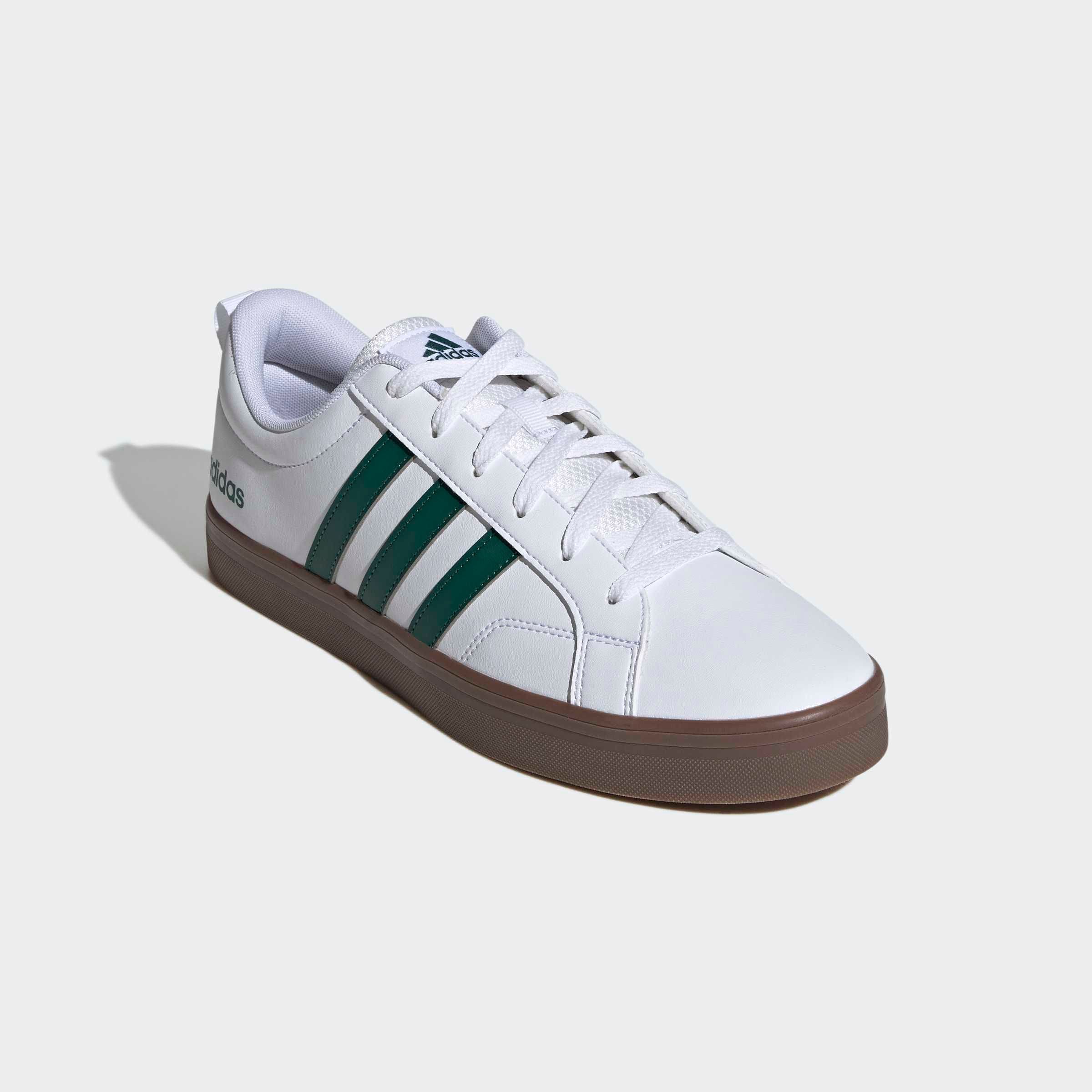 Sneaker ADIDAS SPORTSWEAR "VS PACE 2.0", Herren, Gr. 40, cloud weiß, collegiate grün, gum5, Synthetik, Textil, Schuhe Sneaker