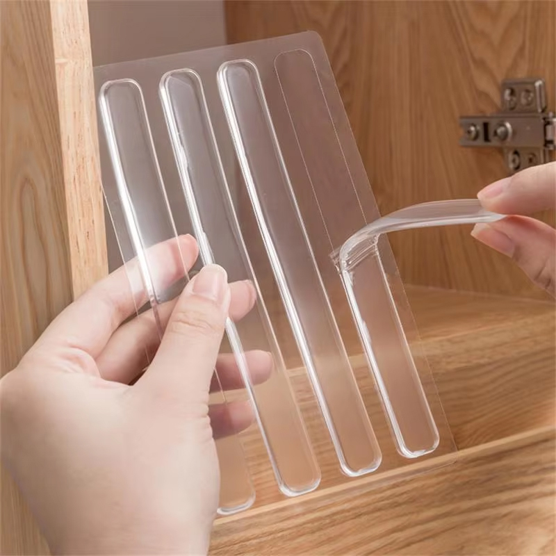 Self Adhesive Buffer Bumper, Mute Protection Pad, Anti collision Silicone Door Stopper For Cabinets, Drawers, Toilets a