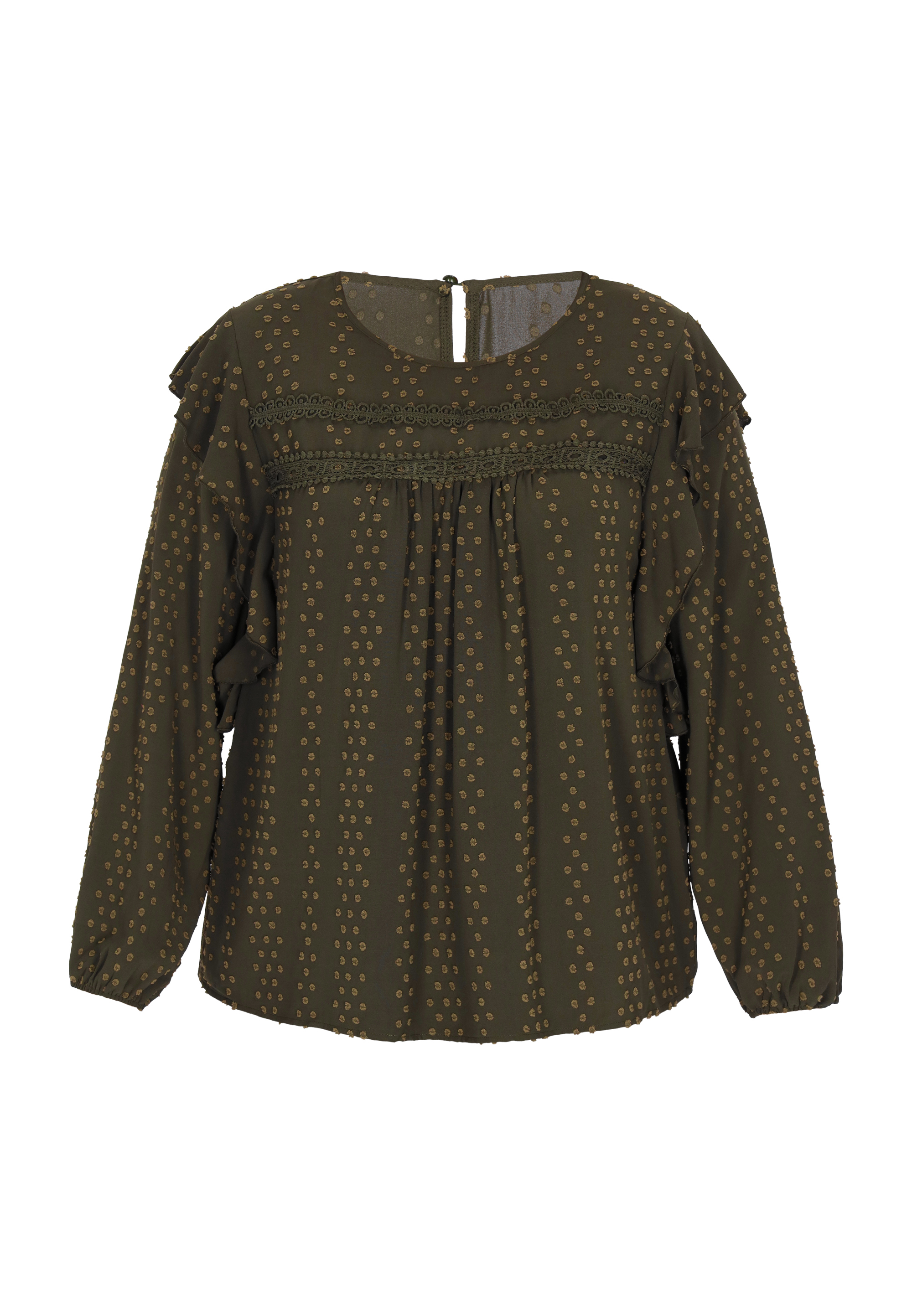 usha Bluse in großen Größen Frauen Grün Image