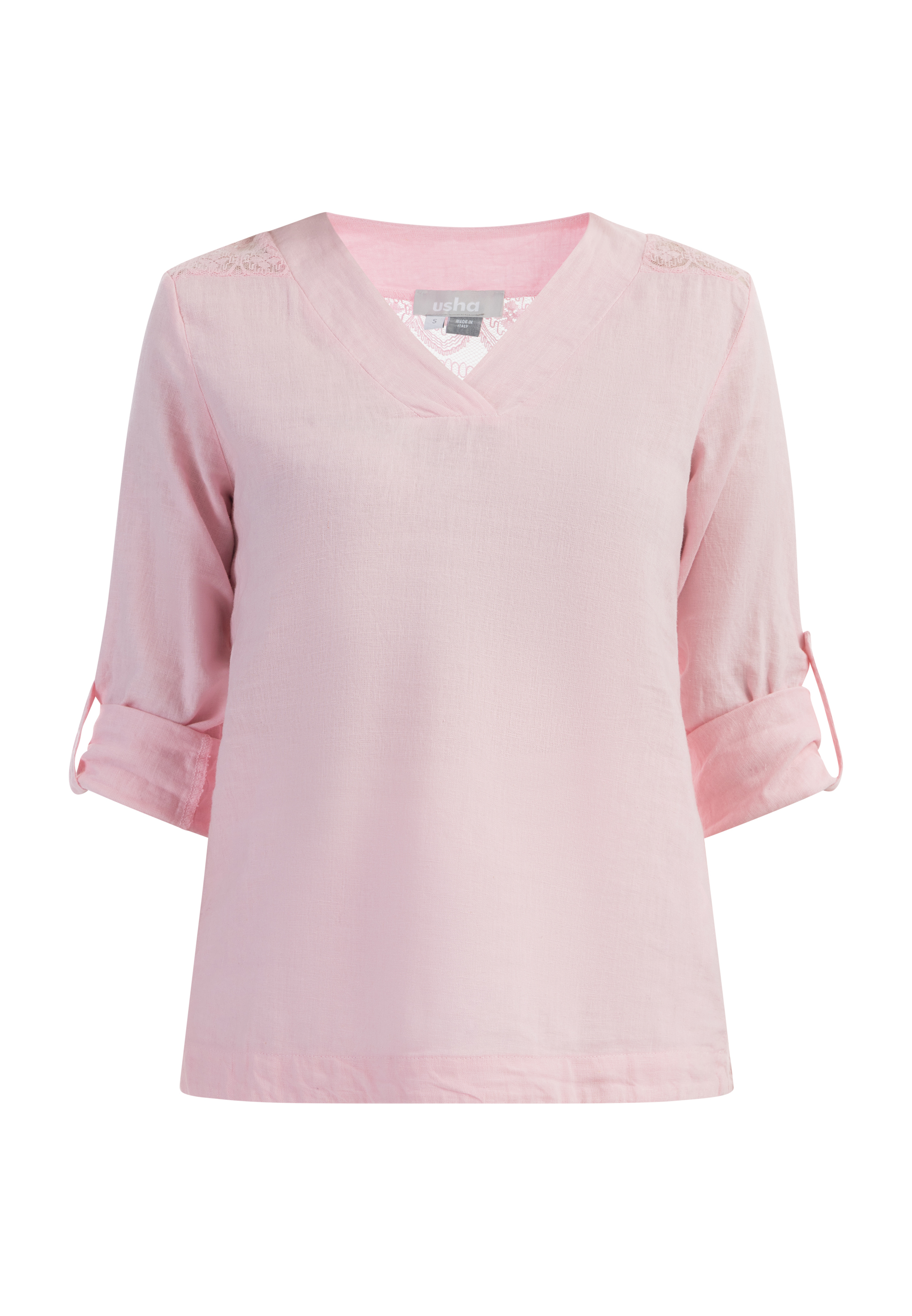usha Blusenshirt mit Spitze Damen hellrosa Image