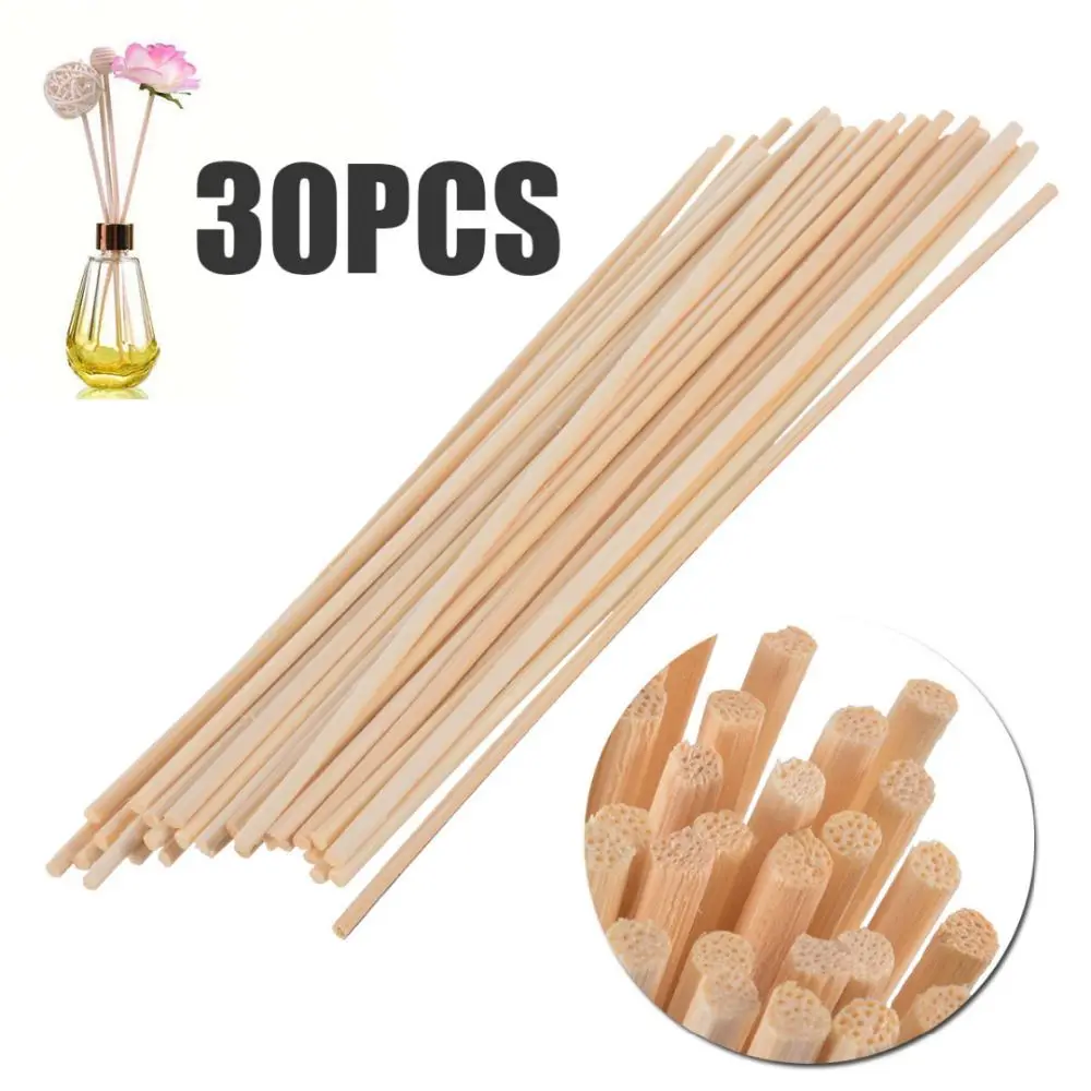 30 Stück Rattan Reed Sticks Duft Reed Diffusor Aroma Öl Diffusor Rattan Sticks für zu Hause Badezimmer Duft Diffusor Image