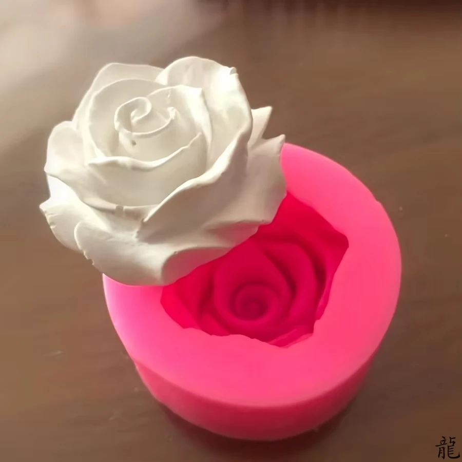 Blume Blüte Rose Form Silikon DIY 3D Kuchen Form Fondant Seife Cupcake Süßigkeiten Schokolade Gelee Dekoration Backen Werkzeug Formen Image