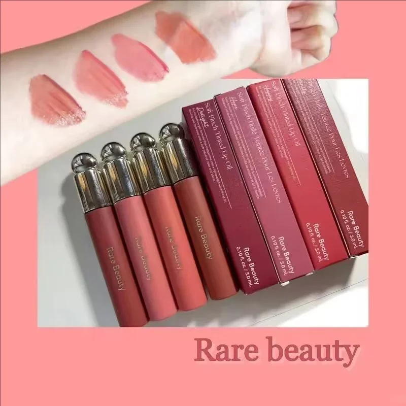 Rare Beauty Neuer glatter, flüssiger Lipgloss, feuchtigkeitsspendend, feuchtigkeitsspendend, langlebig, natürlich, hell, leicht, nährstoffreich, reparierend getöntes Lippenöl Image