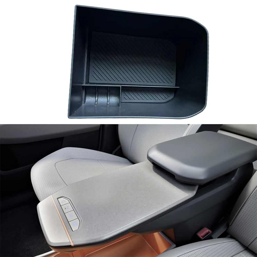1 Pcs Für Kia EV3 2024 + Auto Center Konsole Armlehne Auto Interne Lagerung Box Organizer Fach Innen Zubehör Image