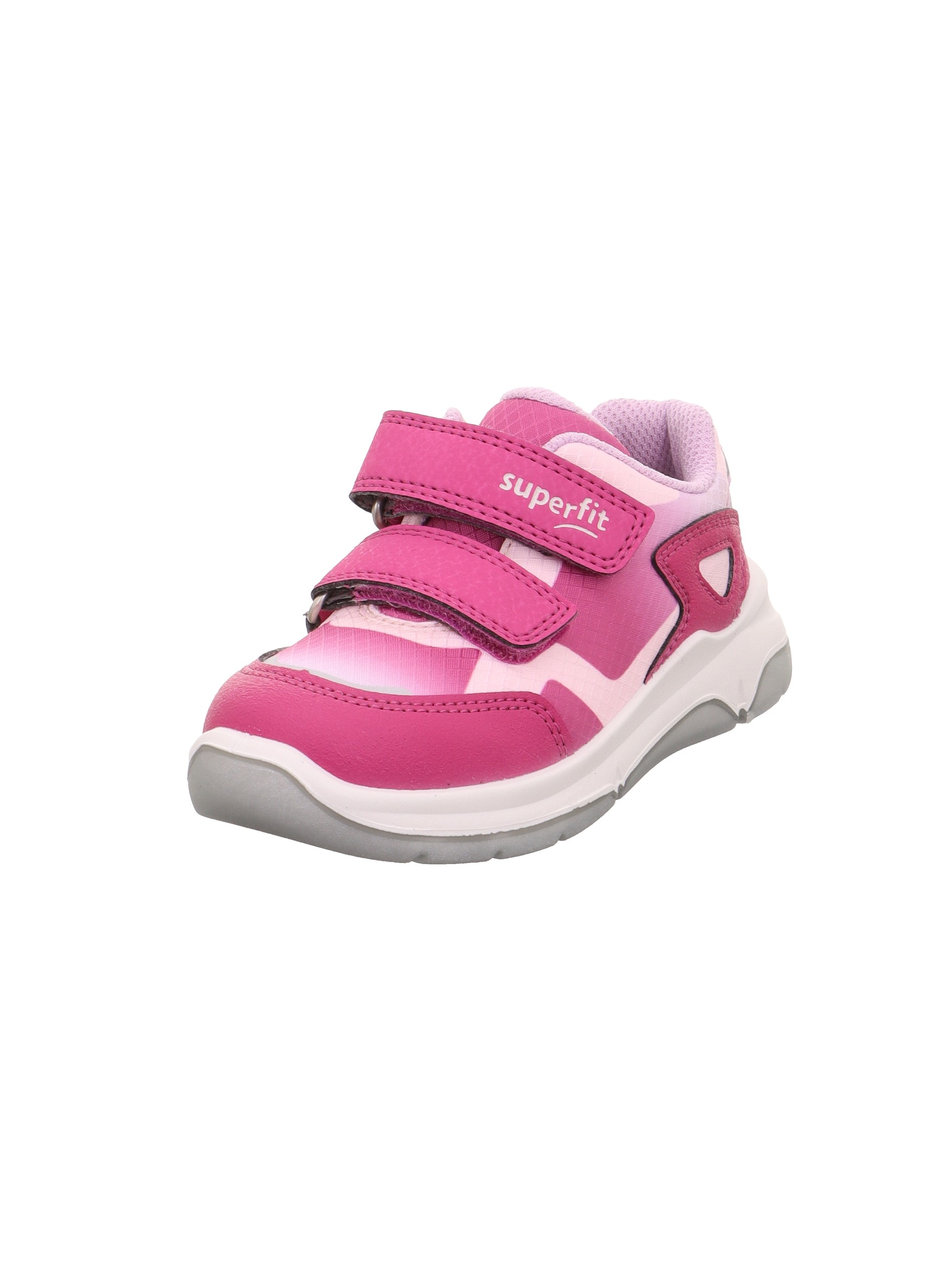 Sneaker SUPERFIT "COOPER WMS: mittel", Damen, Gr. 26, pink, rosa, Lederimitat, Polyester, Schuhe Sneaker