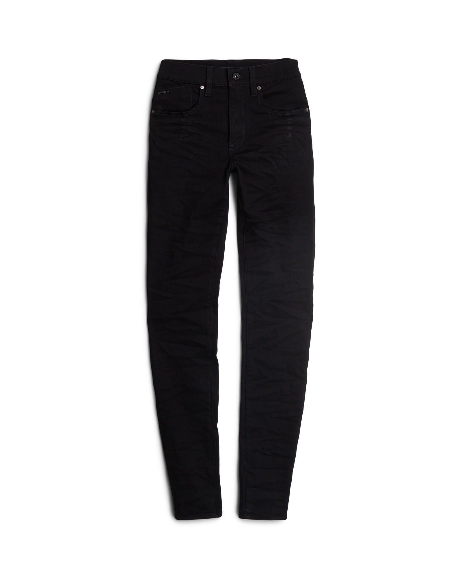 5-Pocket-Jeans G-STAR "Lhana Skinny Jeans", Damen, Gr. 26, Länge 30, pitch schwarz, Obermaterial: 26% Baumwolle, 7% Elastomultiester, 1% Elasthan, Jeans 5-Pocket-Jeans