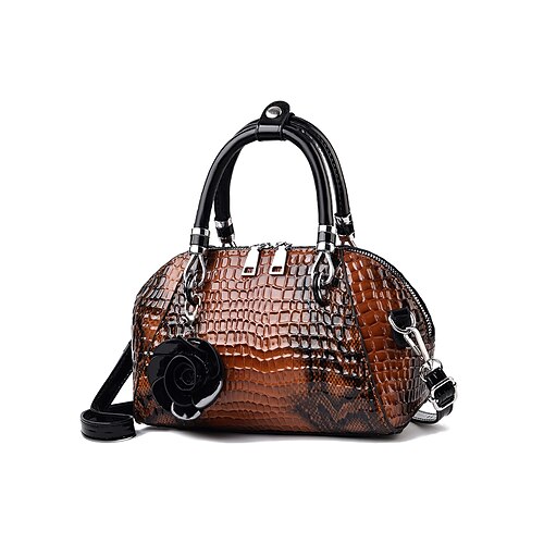 Damenhandtasche aus Kunstleder – Krokodilmuster, verschiedene Farben und Tragevarianten, modisch und vielseitig für den täglichen Gebrauch