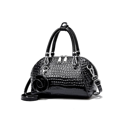 Damenhandtasche aus Kunstleder – Krokodilmuster, verschiedene Farben und Tragevarianten, modisch und vielseitig für den täglichen Gebrauch