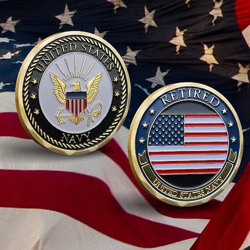 Gedenkmünze des US Marine Corps – 250. Jahrestag der Vereinigten Staaten, Sammlermünze aus Metall für Marinesoldaten patriotische Geschenke Image