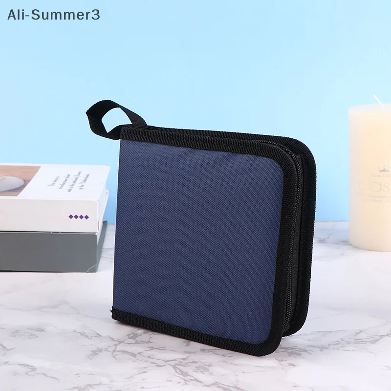 1Pc 40 tablettes CD DVD disques Oxford sacs à main mallette de rangement CD/DVD étui CD mallette de rangement DVD organisateur étui DVD livret support