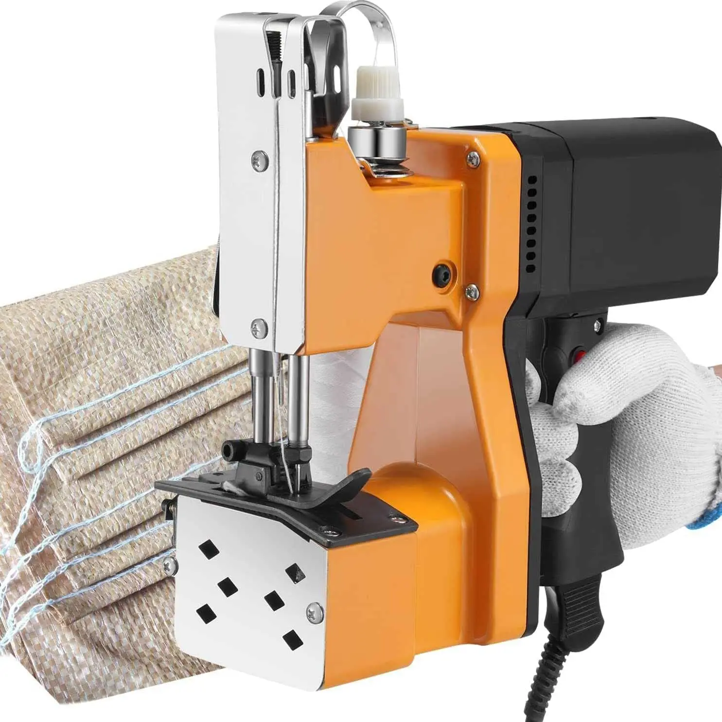 Machine à coudre de sac tissé Machine à coudre électrique pour sacs Machine de cachetage portative 190W Machine à coudre portative pour fermeture de sac