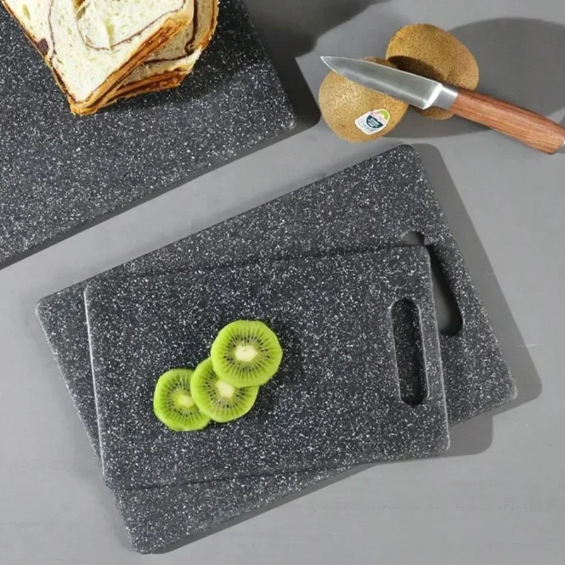 1PC Küche Schneiden Bord Marmor Textur PP Antibakterielle und Schimmel Gemüse Schneiden Bord Spülmaschinenfest Küche Gadgets Image