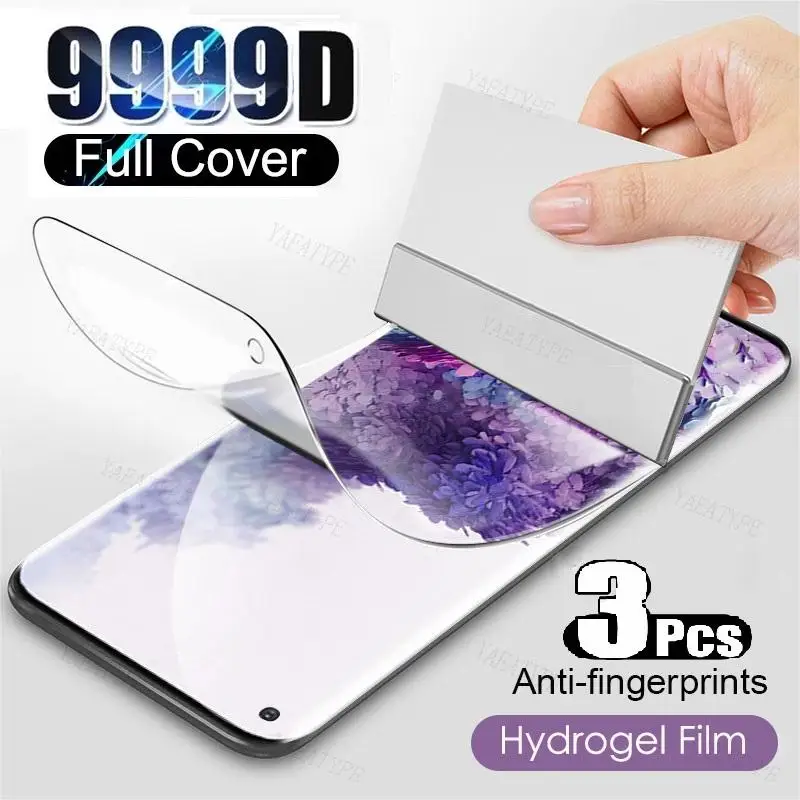 3PCS Für Realme 10 4G Hydrogel Film Transparent HD Screen Protector Für Realme 10S 10 Pro 5G schutz Flim Image